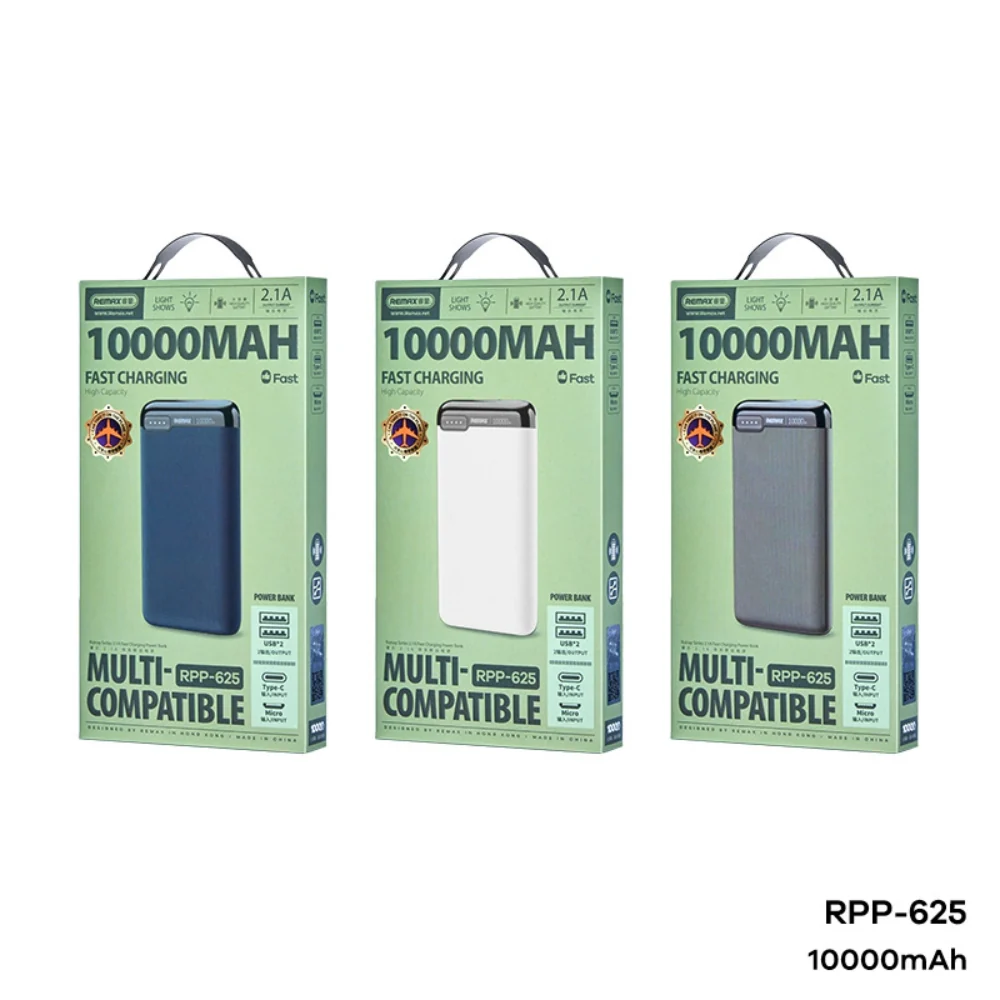 Remax RPP-625 10000mAh Fast Charging Power Bank Remax RPP-625 10000mAh Fast Charging Power Bank